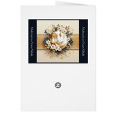 Islamische Hochzeitskarte - Mabrook auf Ihrer Nika (Hinten)