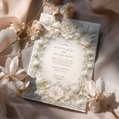 Islamische Imitate der Weißen Tulips Einladung