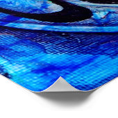 Islamische Kalligrafie - ل ه Allāh Poster (Ecke)