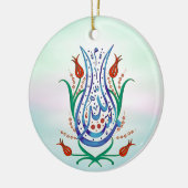 Islamische Kalligrafie Keramik Ornament (Links)