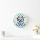 Islamische Kalligrafie Runde Wanduhr (Zuhause)