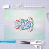 Islamische Kalligrafie Seidenpapier (Handwerk)