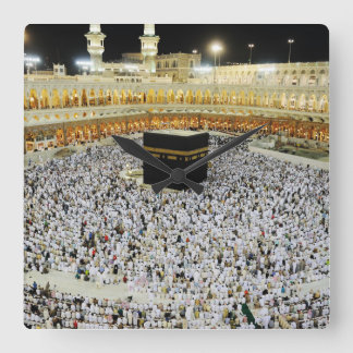 Islamische Kunst, die muslimische Pilgerreise nach Quadratische Wanduhr