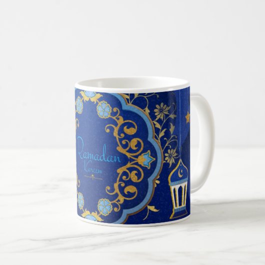 Islamische Kunst inspiriert Ramadan-Tasse Kaffeetasse (VorderseiteRechts)