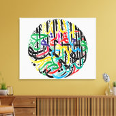 Islamische Kunst, Islamische Kalligrafie, Arabisch Leinwanddruck (Insitu (Wohnzimmer))