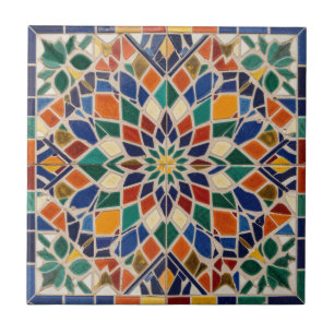 Islamische Kunst Marokkanisches Mosaik Farbige Woh Fliese