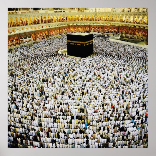 Islamische Kunst, Mekka des Islams in Saudi Arabie Poster (Vorne)
