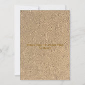 Islamische Kunst Nikah Muslim Hochzeit Einladung (Rückseite)