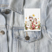 Islamische Kunst Nikah muslimische Groom und Brieg Button (Insitu)