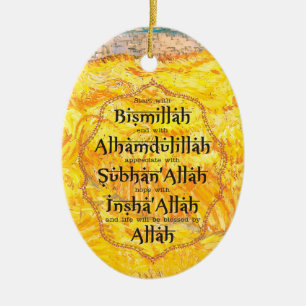 Islamische Kunst   Ramadan Eid Dawah-Geschenk für  Keramik Ornament