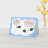 Islamische mabrook Hochzeits-Verlobung mabruk Karte (Gelbe Blume)