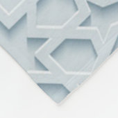 islamische marokkanische geometrische Musterdecke Fleecedecke (Ecke)