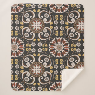 Islamische Medallion: Schönes Textilmuster. Sherpadecke