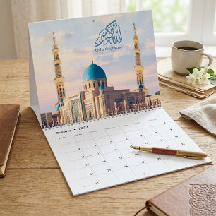Islamische Moscheen-Architektur Kalligrafie 2027 Kalender