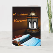 Islamische moslemische Gruß-Karte Ramadans Kareem Karte (Vorderseite)