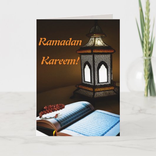 Islamische moslemische Gruß-Karte Ramadans Kareem Karte (Vorderseite)
