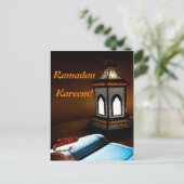 Islamische Moslems Ramadans Kareem Feiertagspostkarte (Stehend Vorderseite)