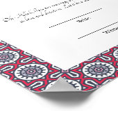 Islamische Muslim-nikkah-Bescheinigung Poster (Ecke)