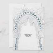 Islamische Nikah Wedding Einladung (Rückseite)