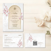 Islamische Nikah Wedding Einladung mit Bismillah