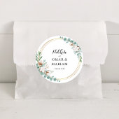 Islamische Nikkah-Gastgeschenk Hochzeit Runder Aufkleber