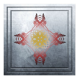 islamische Plakate mit dem Mosaik Bismillah Fotodruck