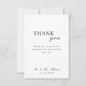 Islamische Skripthochzeit Dankeskarte (Vorderseite)