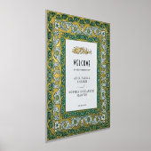 Islamische Smaragdgrüne Begrüßungsfeier Foliendrucke (Ablage )
