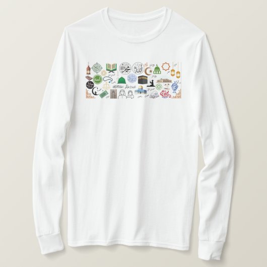 Islamische Symbole T-Shirt (Design vorne)