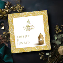 Islamische und Königliche Goldene Damaske-Hochzeit