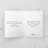 Islamische Vintage dua Gratulationen Hochzeitskart Karte (Innenseite)