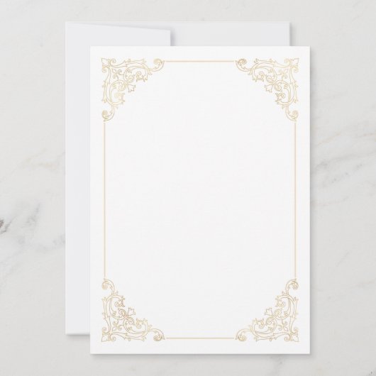 Islamische weiße Ankündigung Datum freihalten (Rückseite)