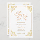 Islamische weiße Ankündigung Datum freihalten (Vorne/Hinten)