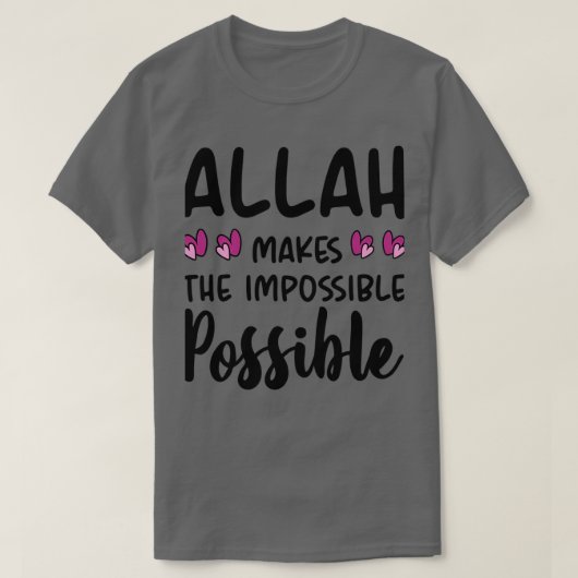 Islamische Zitate T-Shirt (Design vorne)