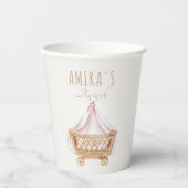 Islamischer Aqiqah-Papierbecher für Baby Mädchen Pappbecher (Vorderseite)