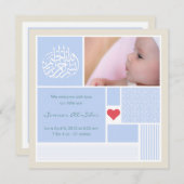 Islamischer Baby aqiqah Einladung (Vorne/Hinten)