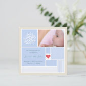 Islamischer Baby aqiqah Einladung (Stehend Vorderseite)