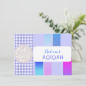 Islamischer Babyjunge Einladung (Stehend Vorderseite)