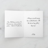 Islamischer Damask dua Gratulationen Hochzeitskart Karte (Innenseite)