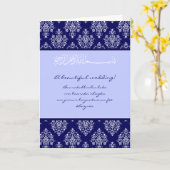 Islamischer Damask dua Gratulationen Hochzeitskart Karte (Gelbe Blume)