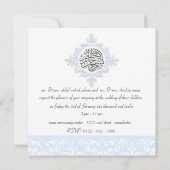 Islamischer Dämonenhochzeit-Verlobung Einladung (Rückseite)