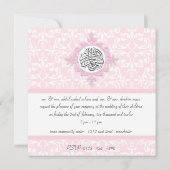 Islamischer Dämonenhochzeit-Verlobung Einladung (Rückseite)