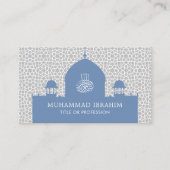 Islamischer Dom im arabischen Stil - Muslime im Na Visitenkarte (Vorderseite)