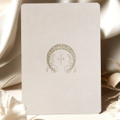 Islamischer Fall Burnt Orange Arab Wedding Einladung