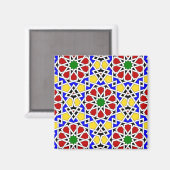 Islamischer geometrischer Mustermagnet Magnet (Vorderseite/Rückseite)