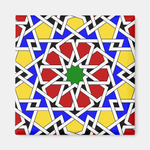 Islamischer geometrischer Mustermagnet Magnet
