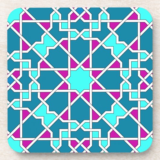 Islamischer geometrischer Untersetzer (Vorderseite)