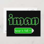 Islamischer Glaube Postkarte (Vorne/Hinten)