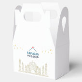 Islamischer Halbmond Ramadan Kareem Typografische Geschenkschachtel (Geöffnet)