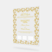 Islamischer Hochzeitsvertrag, Akryllische Unterzei Acrylschild (Winkel)